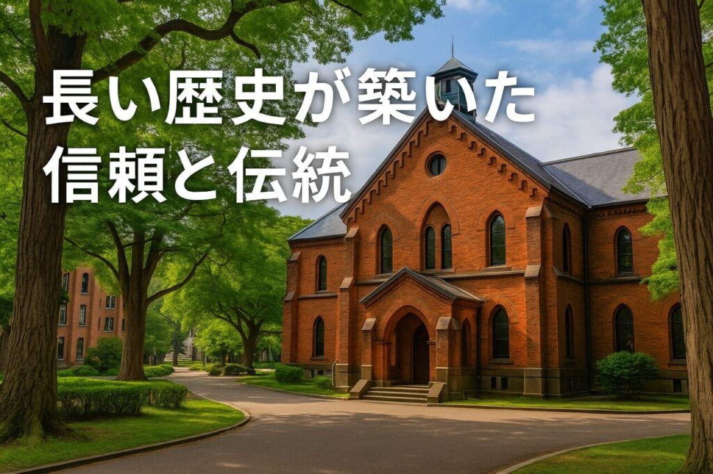 長い歴史が築いた信頼と伝統