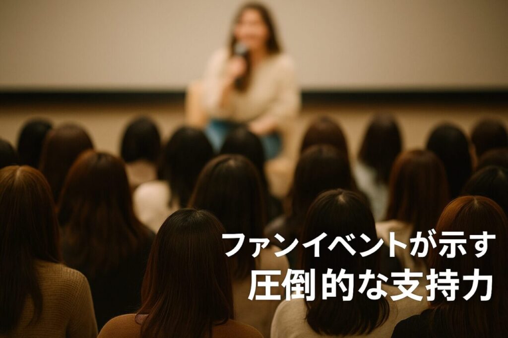 ファンイベントが示す圧倒的な支持力