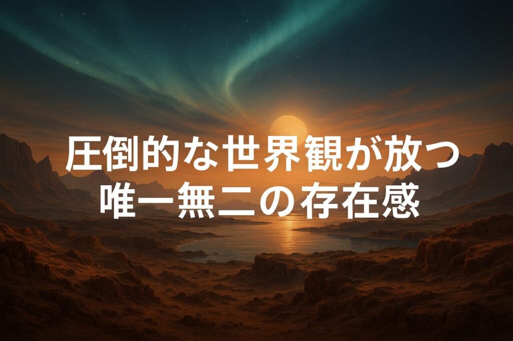 圧倒的な世界観が放つ唯一無二の存在感