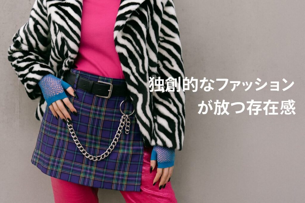 独創的なファッションが放つ存在感