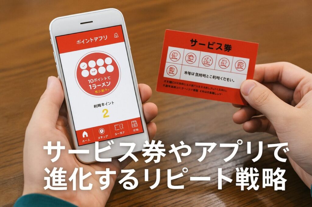 サービス券やアプリで進化するリピート戦略