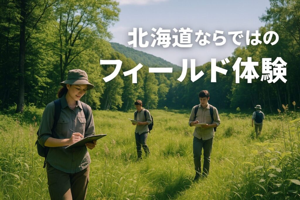 北海道ならではのフィールド体験