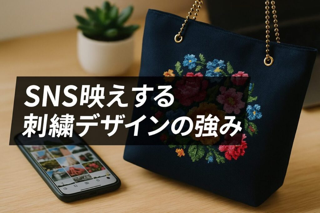 SNS映えする刺繍デザインの強み