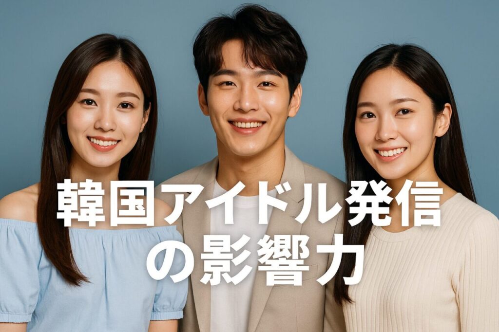 韓国アイドル発信の影響力