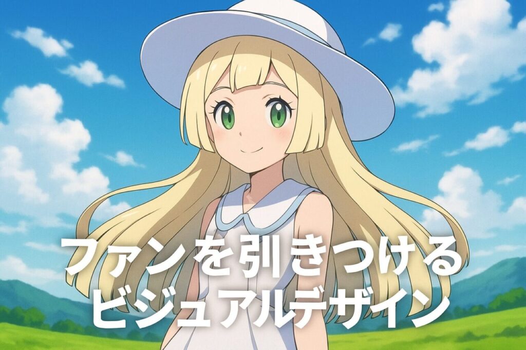 ファンを惹きつけるビジュアルデザイン