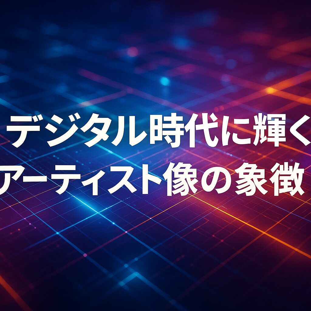 デジタル時代に輝くアーティスト像の象徴