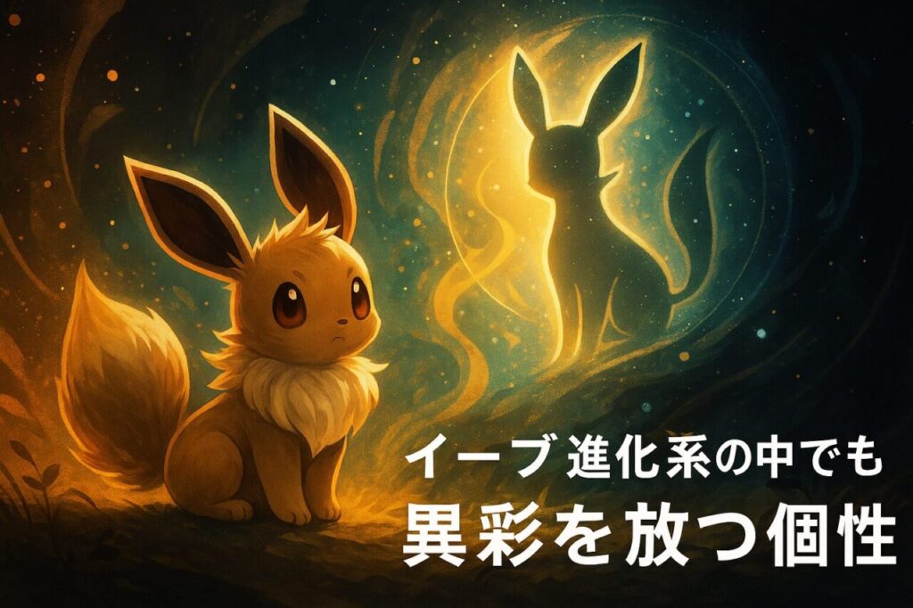 イーブイ進化系の中でも異彩を放つ個性