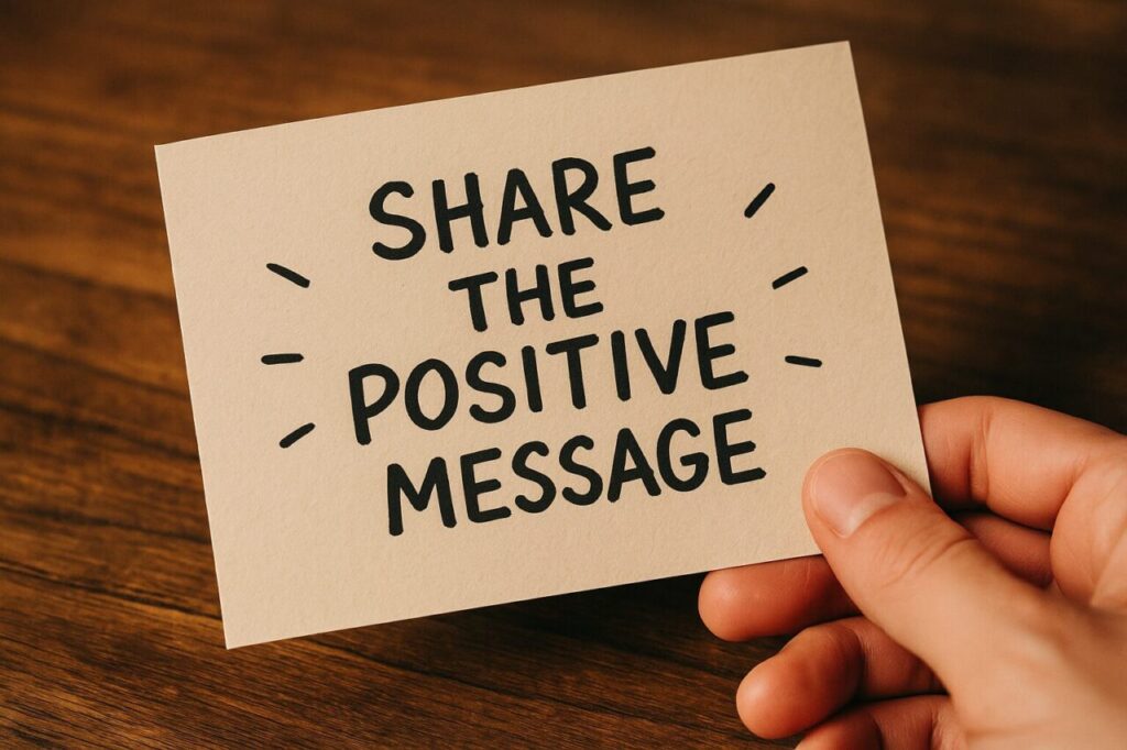 共感を呼ぶポジティブなメッセージ