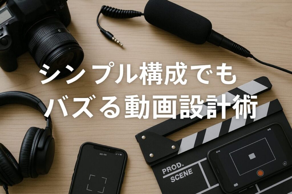 シンプル構成でもバズる動画設計術