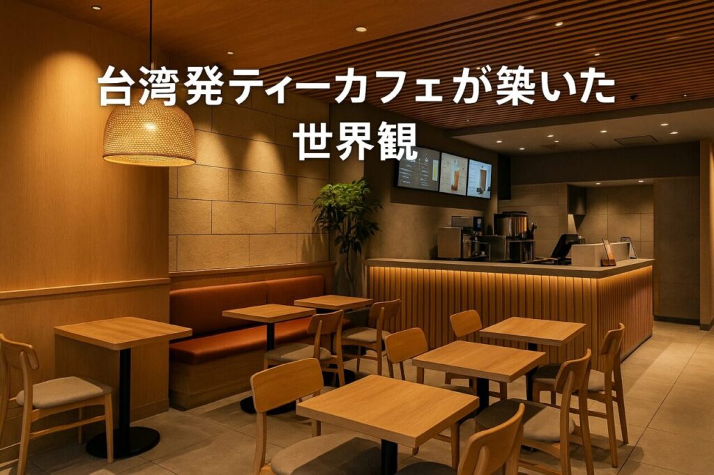台湾発ティーカフェが築いた世界観