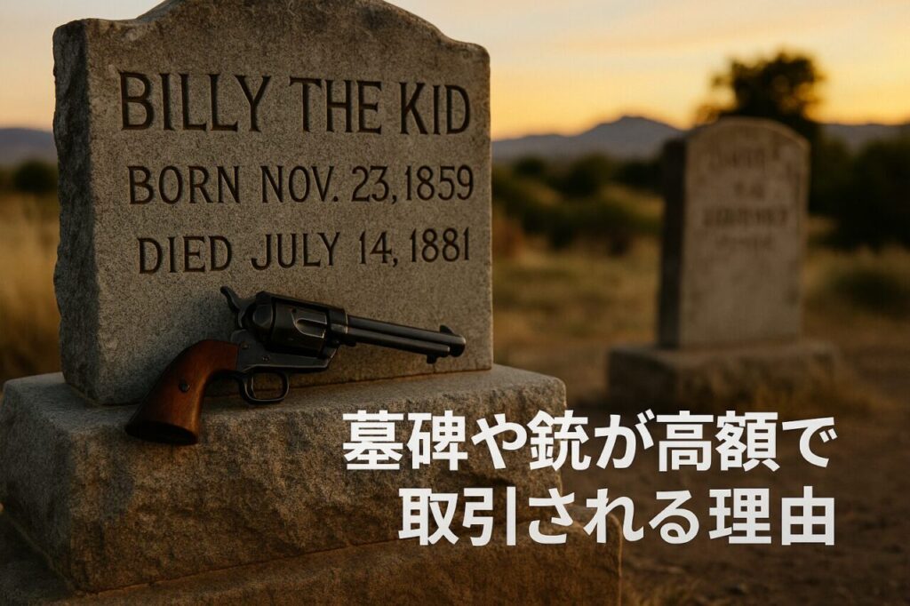 墓碑や銃が高額で取引される理由