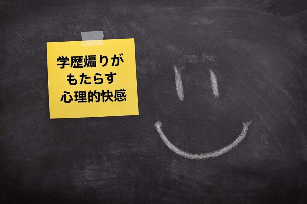 学歴煽りがもたらす心理的快感