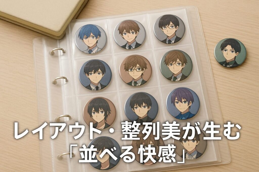 レイアウト・整列美が生む“並べる快感”