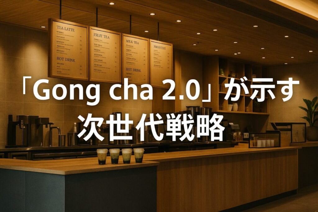 「Gong cha 2.0」が示す次世代戦略