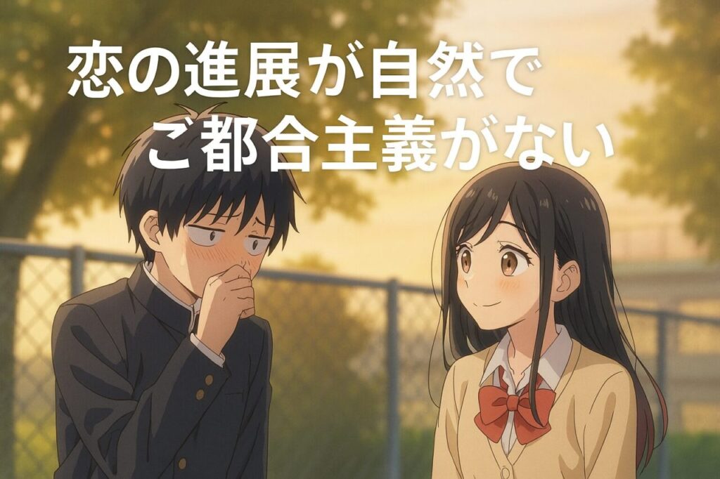 恋の進展が自然でご都合主義がない