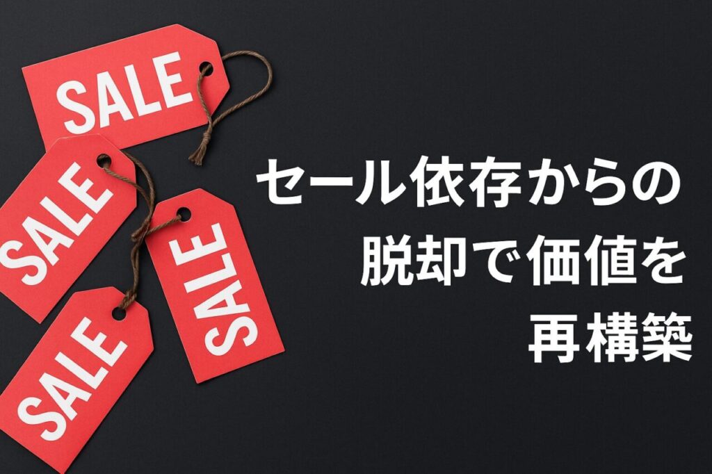 セール依存からの脱却で価値を再構築