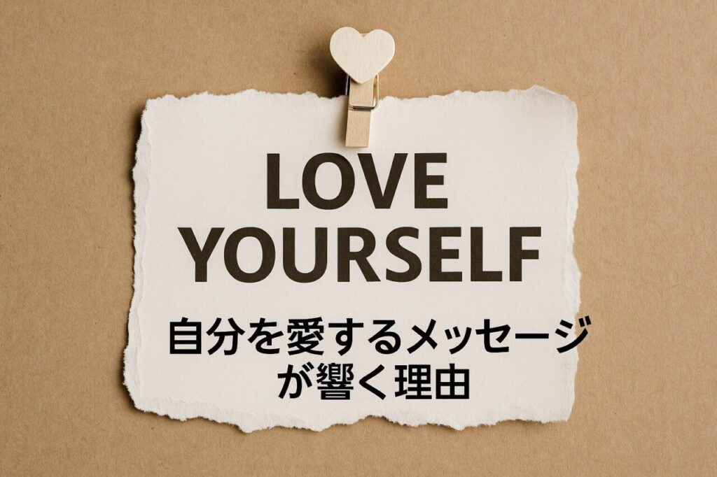 自分を愛するメッセージが響く理由