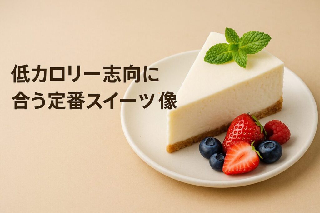 低カロリー志向に合う定番スイーツ像