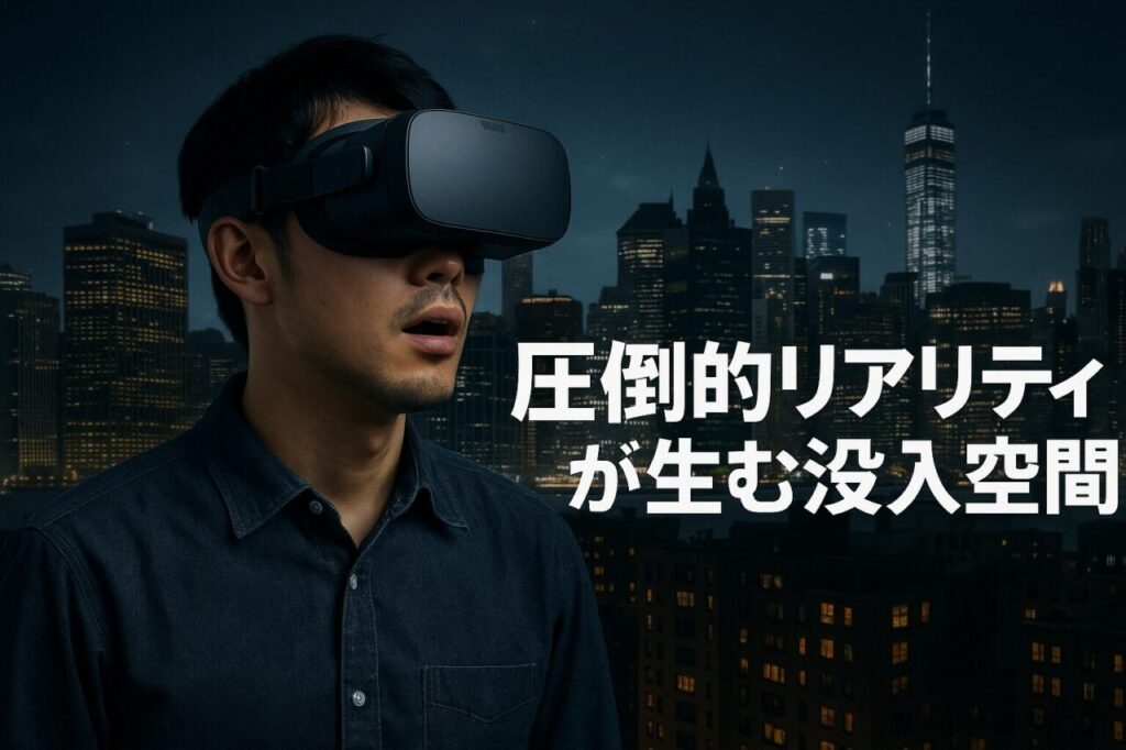 圧倒的リアリティが生む没入空間