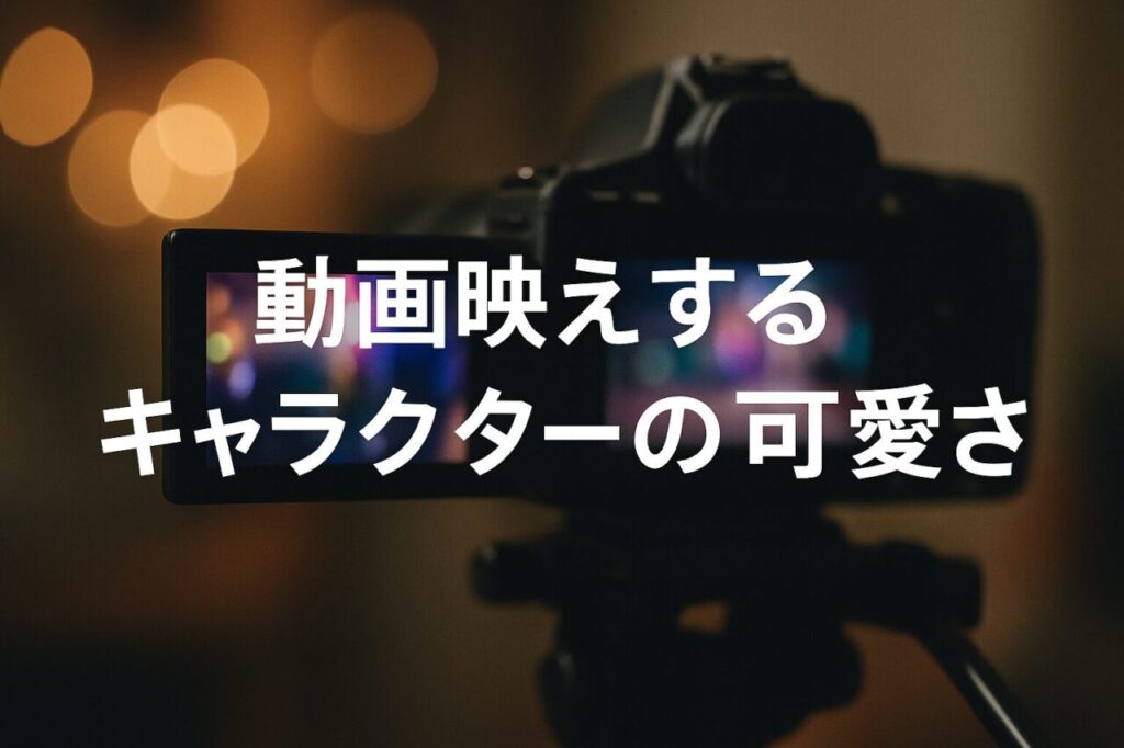 動画映えするキャラクターの可愛さ