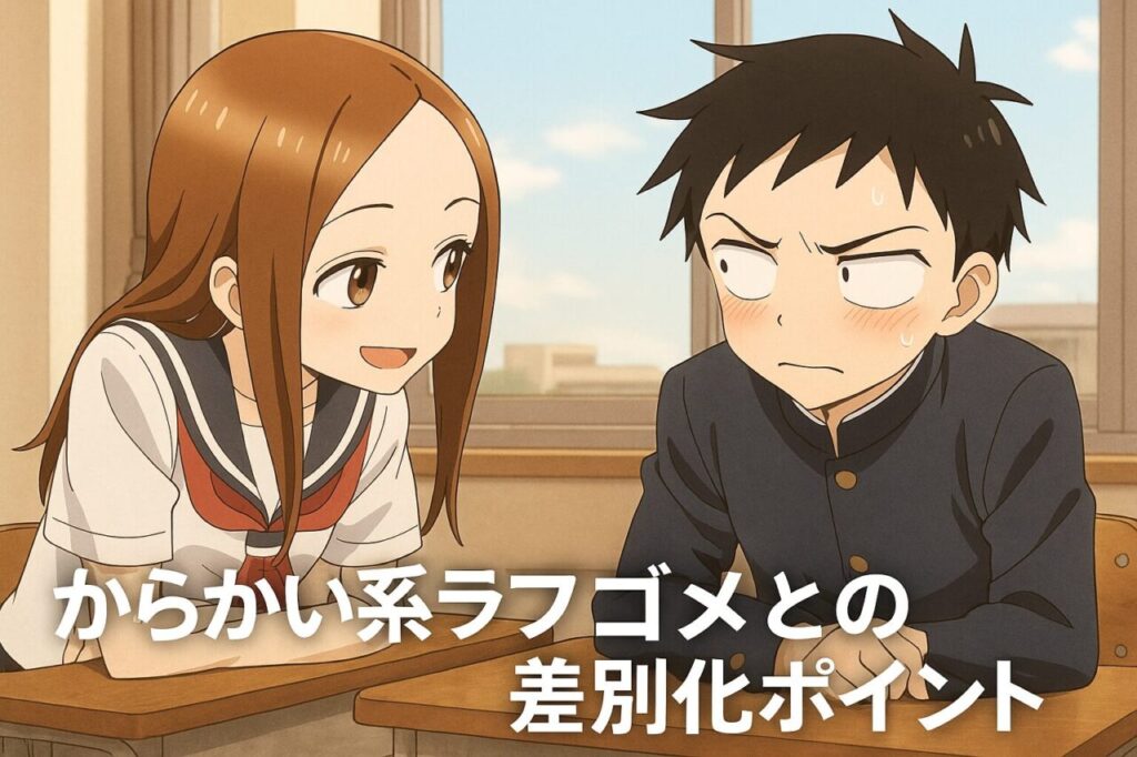 からかい系ラブコメとの差別化ポイント