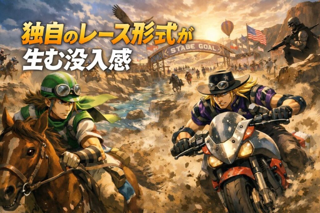 独自のレース形式が生む没入感