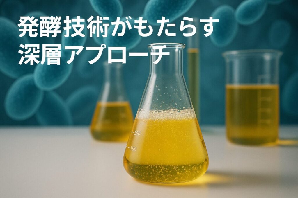 発酵技術がもたらす深層アプローチ