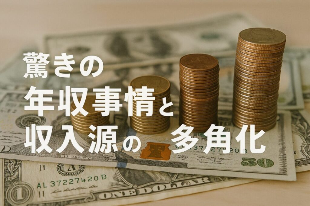 驚きの年収事情と収入源の多角化