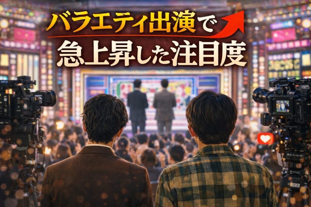バラエティ出演で急上昇した注目度