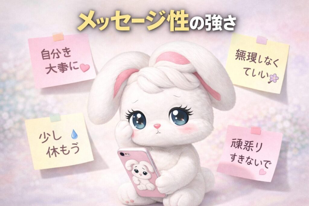 メッセージ性の強さ