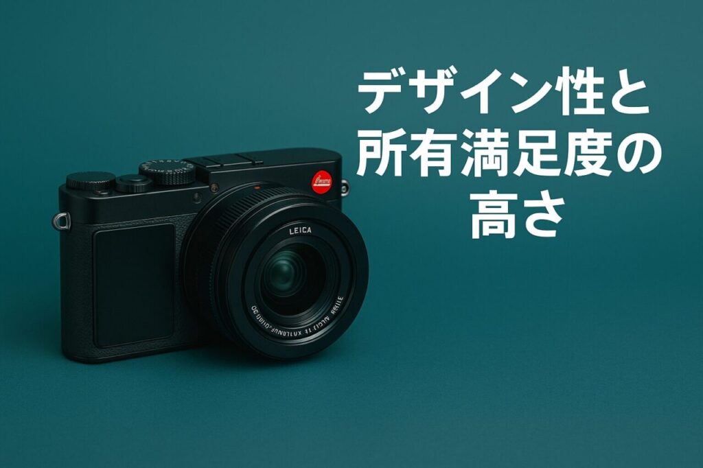 デザイン性と所有満足度の高さ