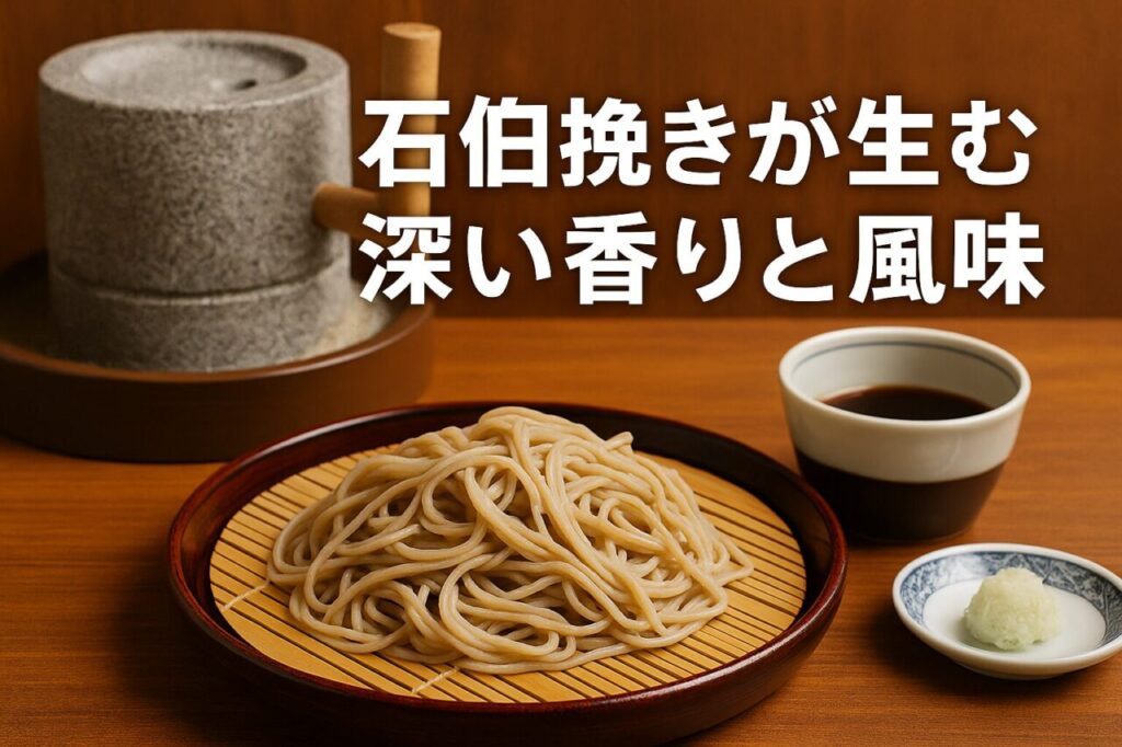 石臼挽きが生む深い香りと風味
