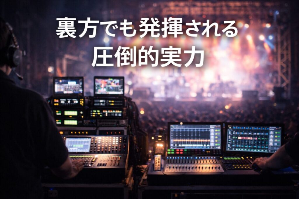 裏方でも発揮される圧倒的実力