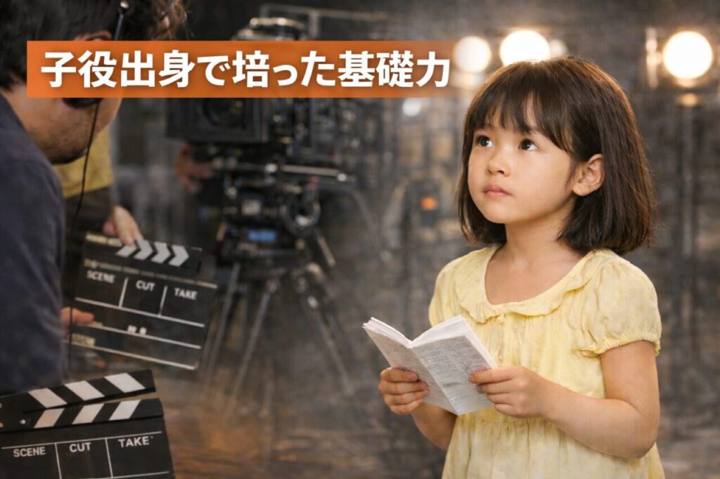 子役出身で培った基礎力