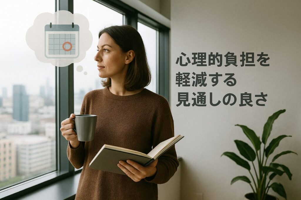 心理的負担を軽減する見通しの良さ