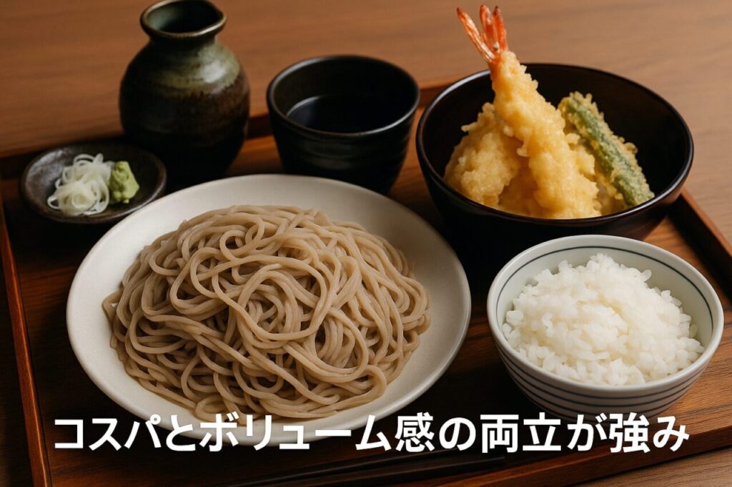 コスパとボリューム感の両立が強み