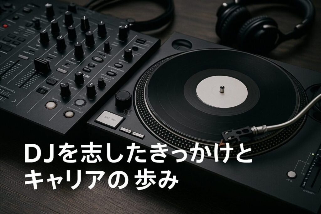 DJを志したきっかけとキャリアの歩み