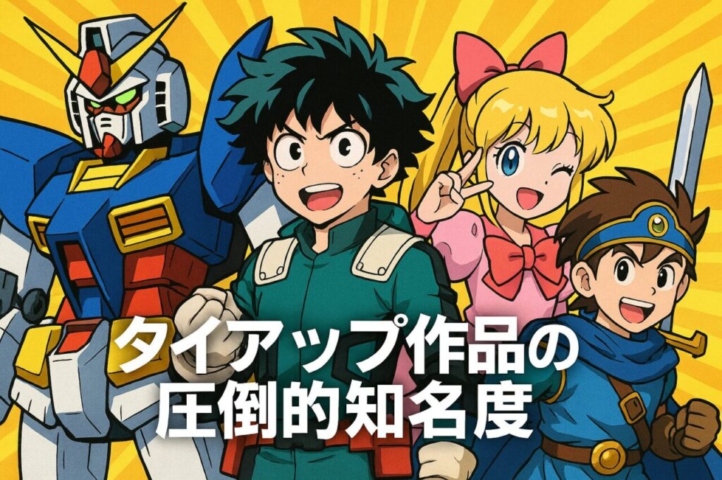 タイアップ作品の圧倒的知名度