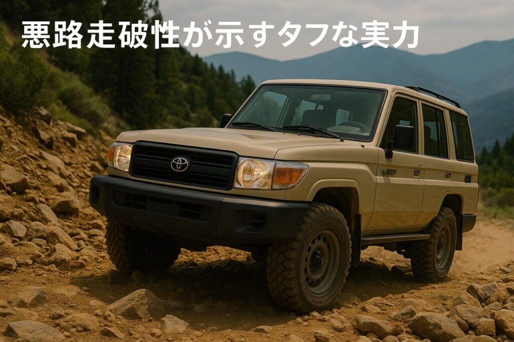悪路走破性が示すタフな実力
