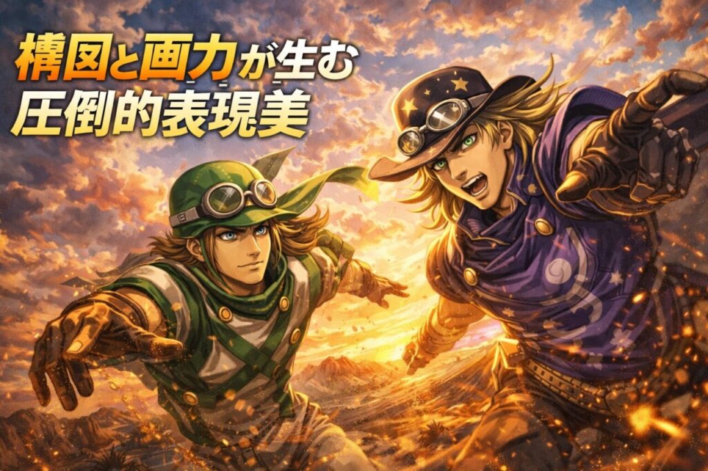 構図と画力が生む圧倒的表現美