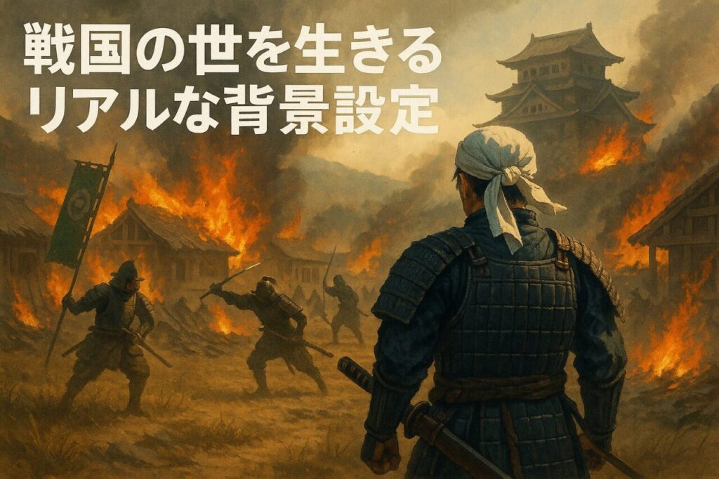 戦国の世を生きるリアルな背景設定