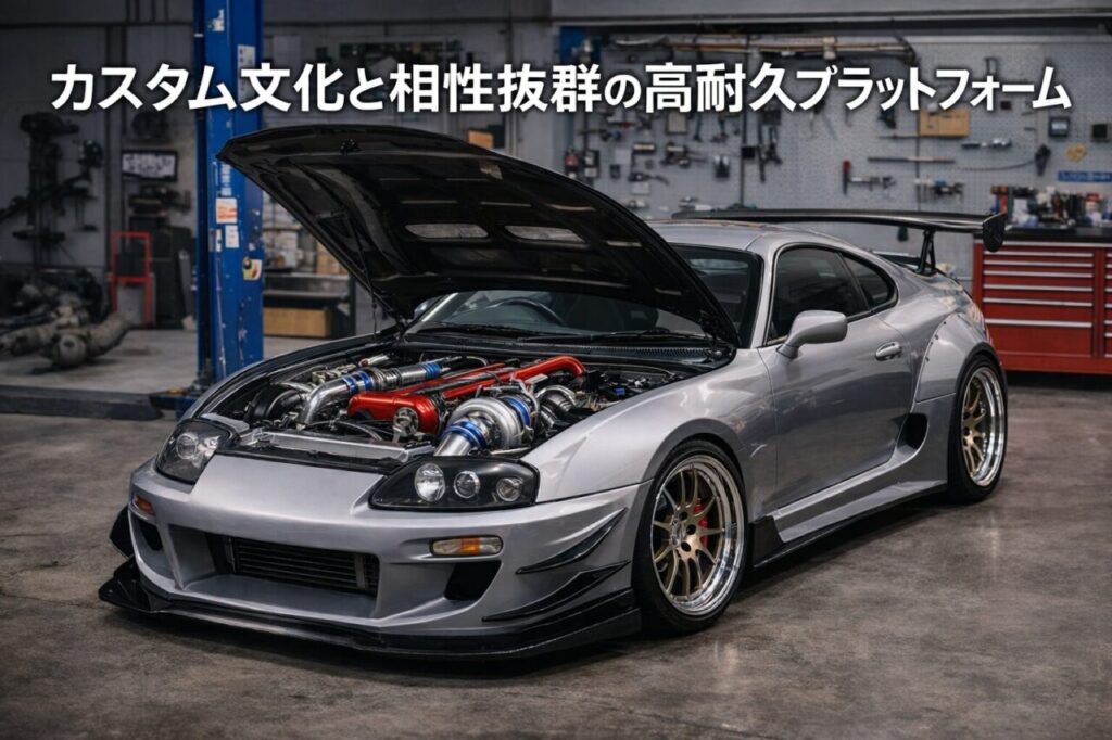 カスタム文化と相性抜群の高耐久プラットフォーム