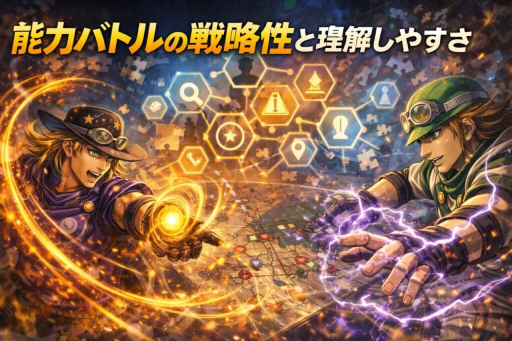 能力バトルの戦略性と理解しやすさ