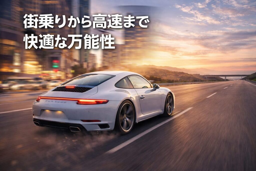 街乗りから高速まで快適な万能性