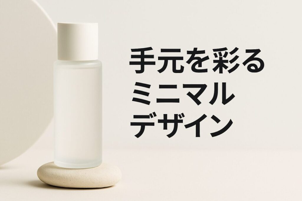 手元を彩るミニマルデザイン
