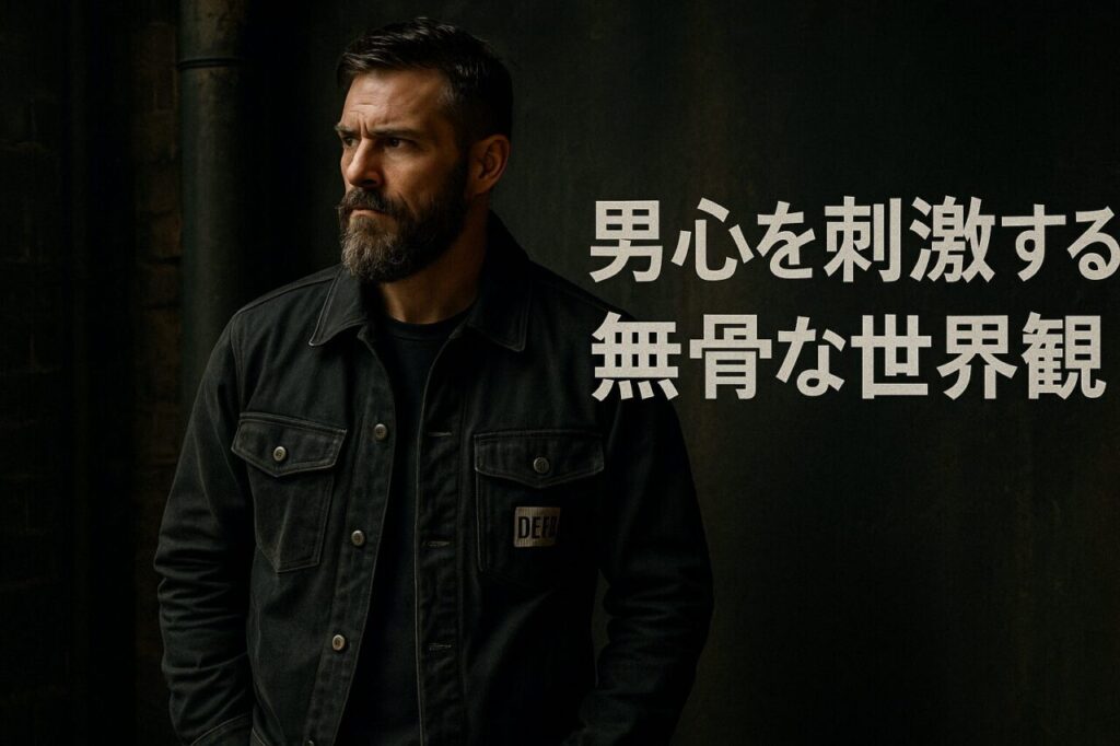 男心を刺激する無骨な世界観