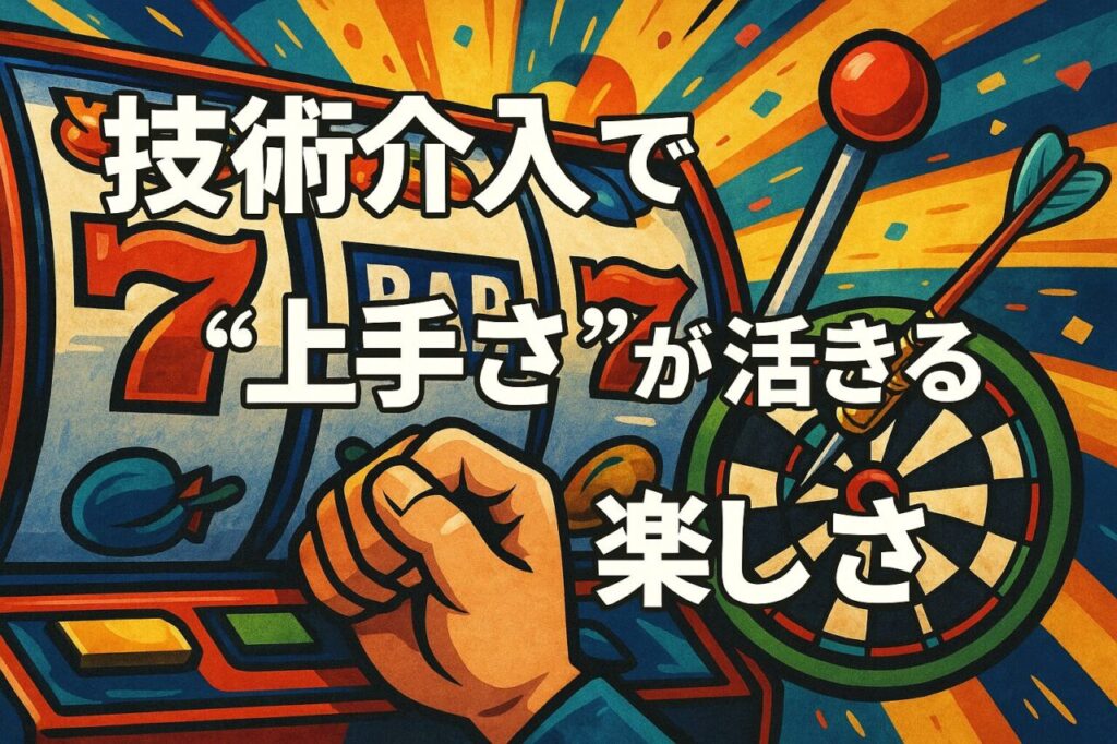 技術介入で“上手さ”が活きる楽しさ