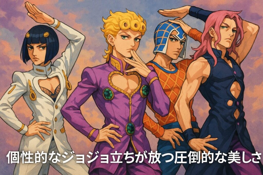 個性的なジョジョ立ちが放つ圧倒的な美しさ