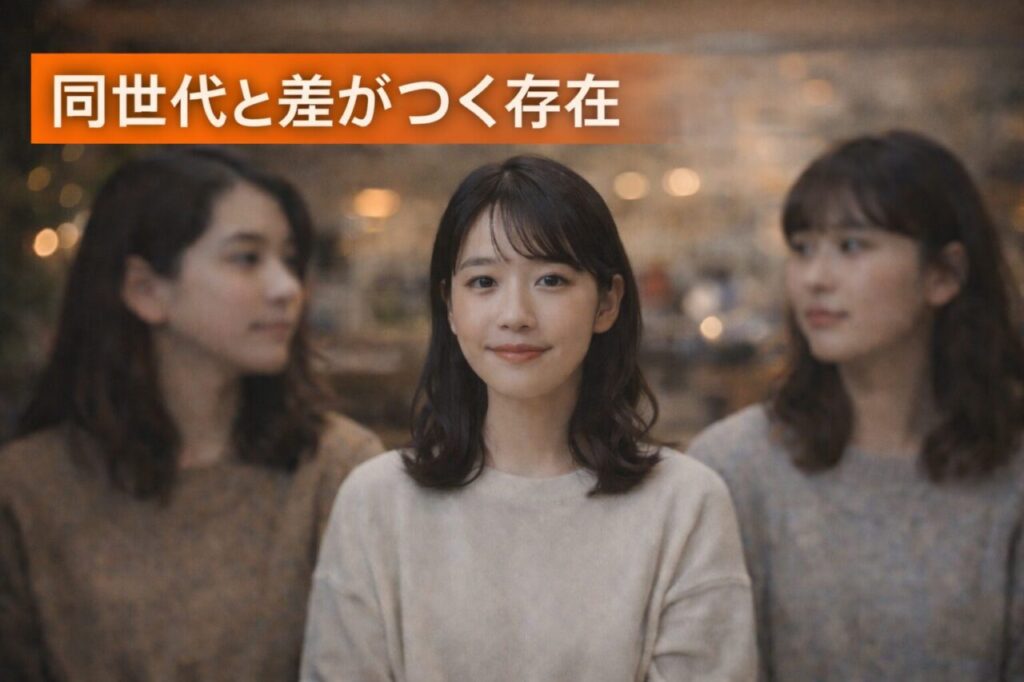 同世代と差がつく存在