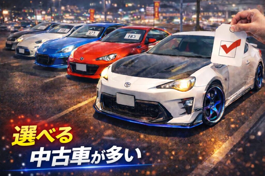 選べる中古車が多い